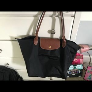 Black Long Champ Bag Size Medium